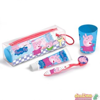 PEPPA PIG NECESER DENTAL 3 PIEZAS