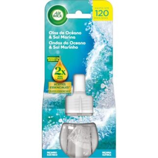 Airwick Electrico Recambio Liquido Olas de Oceano & Sal Marina