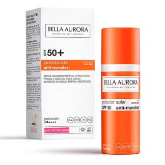 Bella Aurora Protector Solar Fluido Anti Manchas SPF50+ Piel Normal-Seca