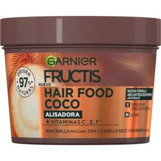 Fructis Hair Food Mascarilla Cabello Coco 3en1 Alisadora 390ml