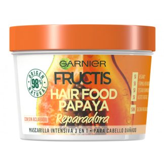 Fructis Hair Food Mascarilla Cabello 3en1 Papaya 390ml