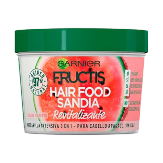 Fructis Hair Food Mascarilla Cabello 3en1 Sandia Revitalizante 390ml