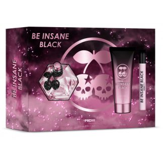 Pacha Be Insane Black For Her Edt 100ml Set 3 Piezas