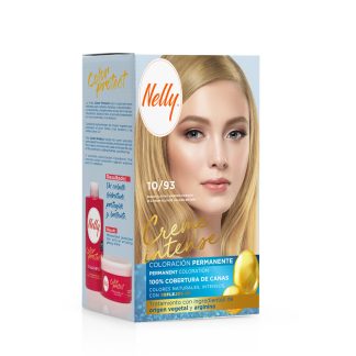 Nelly Tinte Creme Intense 10/93 Rubio Platino Marrón Dorado