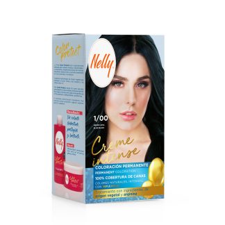 Nelly Tinte Creme Intense 1/00 Negro Azulado