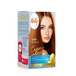 Nelly Tinte Creme Intense 7/43 Rubio Cobre Dorado