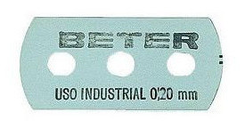 BETER HOJAS USO INDUSTRIAL 0.20MM PACK 10 UNIDADES 01002