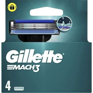 Gillette Mach 3 Recambio 4 Unidades