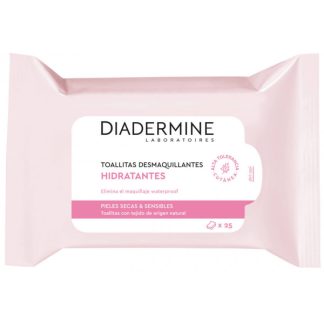 DIADERMINE TOALLITAS DESMAQUILLANTES HIDRATANES 25 UNIDADES