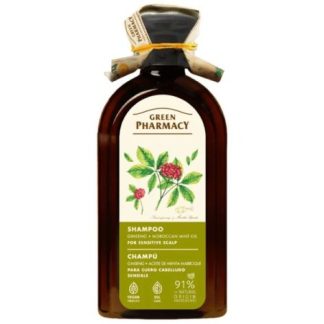 Green Pharmacy Champú Ginseng y Aceite Marroquí 350ml