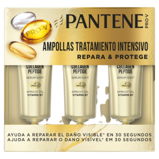 Pantene Ampollas Rescate Repara Y Protege 3 unidades