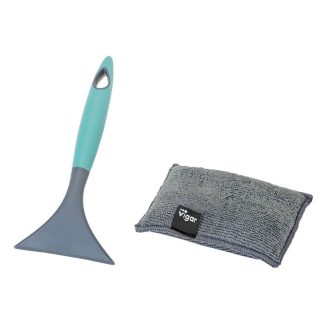 VIGAR SET RASQUETA + ESPONJA VITROCERAMICA