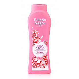 TULIPAN NEGRO GEL FRESA & NATA 650ML