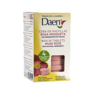 DAEN CERA DEPILATORIA DISCOS ROSA MOSQUETA 260GR
