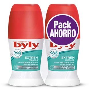 Byly Desodorante Rollon Extreme Frescor 50ml Pack 2 Unidades
