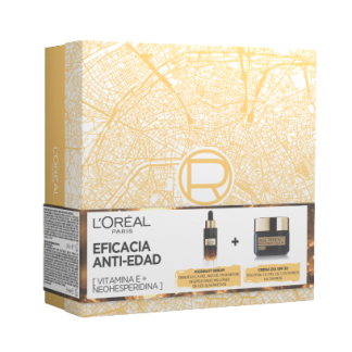 Loreal Pack Renacimiento Celular Serum Noche + Crema Facial SP30