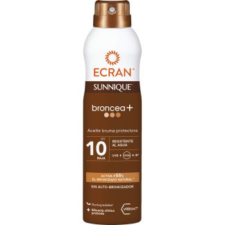 ECRAN SUNNIQUE ACEITE BRUMA BRONCEA+ SPF10 250ML