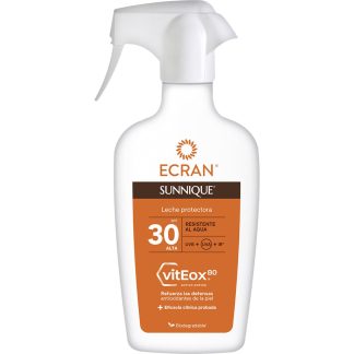 ECRAN SUNNIQUE LECHE PROTECTORA SPF30 270ML PISTOLA