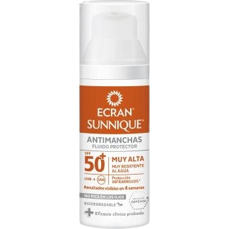 Ecran Sunnique Fluido Facial Antimanchas SPF50 50ml