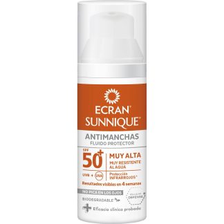 ECRAN SUNNIQUE FLUIDO FACIAL ANTIMANCHAS SPF50 50ML