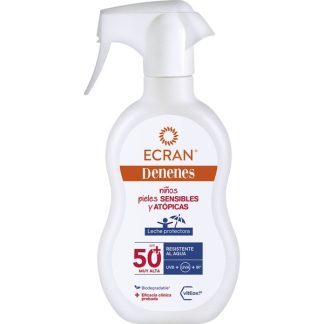 ECRAN DENENES LECHE PROTECTORA NIÑOS PIEL SENSIBLE SPF50 270ML PISTOLA