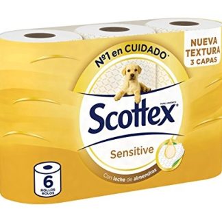SCOTTEX PAPEL SENSIBLE 3 CAPAS 6 ROLLOS