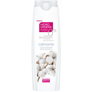 Hidrogenesse Gel Baño Calmante Algodon 800ml