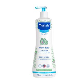 MUSTELA LECHE CORPORAL BEBE AGUACATE 750ML CON DOSIFICADOR