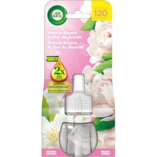 Airwick Eléctrico Recambio Liquido Peonía Blanca & Flor de Jazmin