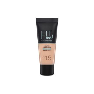 MAYBELLINE FIT ME MAQUILLAJE MATTE + PORELESS BASE N 115