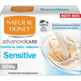 NATURAL HONEY JABON PASTILLA SENSITIVE 100GR PACK 2 UNIDADES