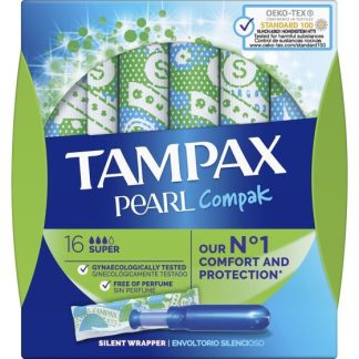 Tampax Pearl Compak Super 16 Unidades