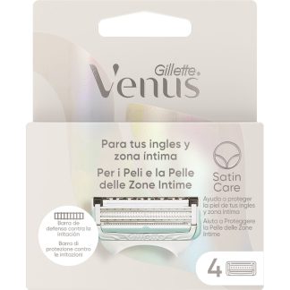 GILLETTE VENUS SATIN CARE RECAMBIO 4 UNIDADES
