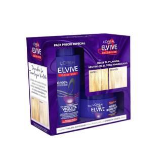 ELVIVE PACK VIOLETA 2 PIEZAS CHAMPU+ MASCARILLA