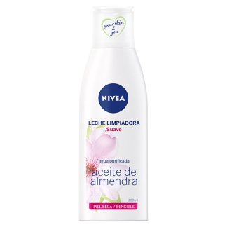 Nivea Leche Limpiadora Suave Con Aceite Almendras 200ml