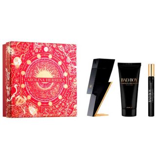Carolina Herrera Bad Boy Edt 100ml Set 3 Piezas