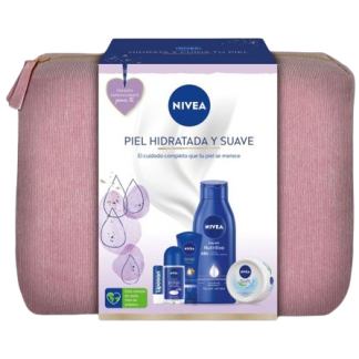 Nivea Neceser Piel Hidratada y Suave Set 6 Piezas