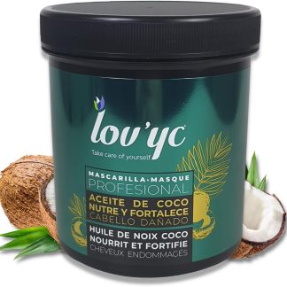 Lovyc Mascarilla Nutre & Fortalece 700ml Con Aceite de Coco