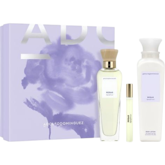 Adolfo Dominguez Agua Fresca De Rosa Edt 120ml Set 3 Piezas