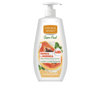 NATURAL HONEY SUPER FOOD LOCION CORPORAL PAPAYA & MORINGA 400ML DOSIFICADOR