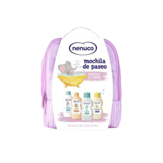 Nenuco Mochila Paseo Rosa 4 Piezas