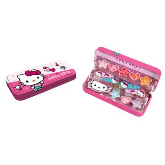 HELLO KITTY ESTUCHE PLUMIER METALICO MAQUILLAJE