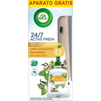 Airwick Active Fresh Ambientador Automatico Vainilla y Madreselva Aparato + Recambio 228 ml