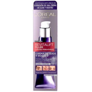 Loreal Revitalif Filler Crema de Ojos y Rostro (+Acido Hialuronico) 30ml