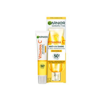 Garnier Skin Active Vitamina C Fluido Diario UV SPF50+ Iluminador Invisible 40ml