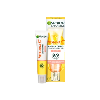 Garnier Skin Active Vitamina C Fluido Diario UV SPF50+ Efecto Glow 40ml