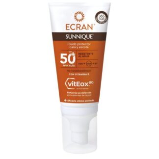 Ecran Sunnique Crema Facial Ultraligero Cuello y Escote SPF50 50ml