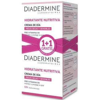 Diadermine Crema Hidratante Nutritiva Dia Pack 2 Unidades