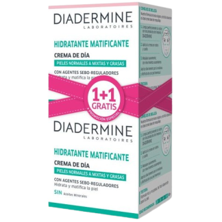 Diadermine Crema Hidratante Matificante Dia Pack 2 Unidades