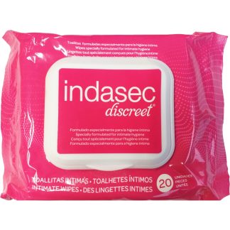 Indasec Discreet Toallitas Intimas 20 Unidades